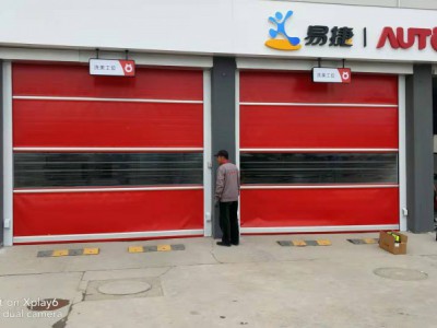 廠家供應(yīng)雷達(dá)感應(yīng)自動門 車輛識別自動車庫門 洗車房高速自動門