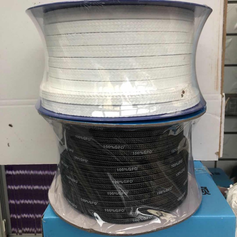 黑白四氟盤根,鎳絲石墨盤根廠家